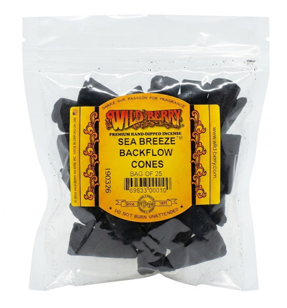 Wildberry Sea Breeze Back Flow Incense Cones